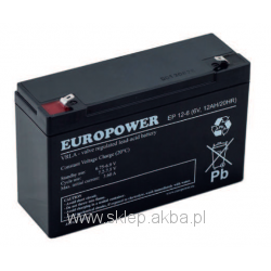 EUROPOWER EP 12-6 (6V 12Ah)